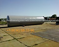 Резервуар стальной,горизонтальная и вертикальная установка